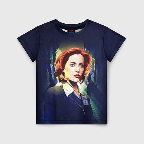 Детская футболка Dana Scully / 3D-принт – фото 1