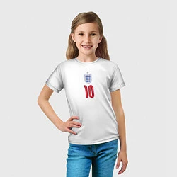 Футболка детская Стерлинг форма Англия, цвет: 3D-принт — фото 2