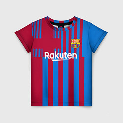 Футболка детская Месси Барселона 20212022, цвет: 3D-принт