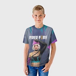 Футболка детская Free Fire Даша, цвет: 3D-принт — фото 2