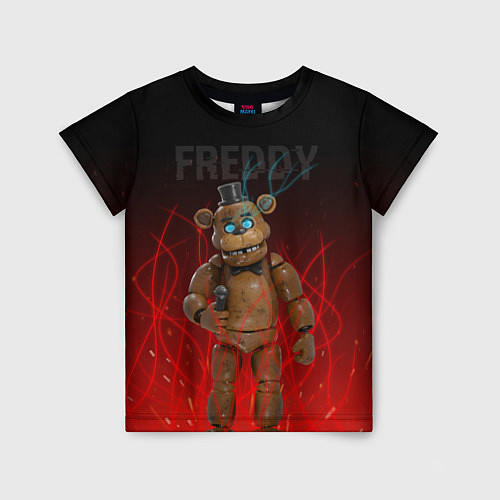 Детская футболка FNAF FREDDY / 3D-принт – фото 1