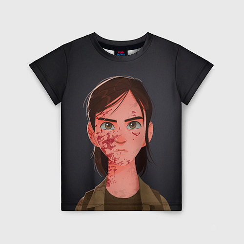 Детская футболка Элли в крови / 3D-принт – фото 1