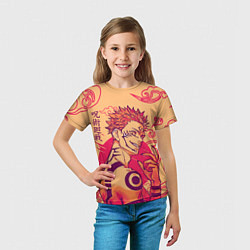 Футболка детская Sukuna Japan, цвет: 3D-принт — фото 2