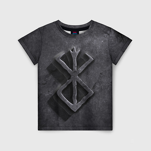 Детская футболка БЕРСЕРК камень / 3D-принт – фото 1