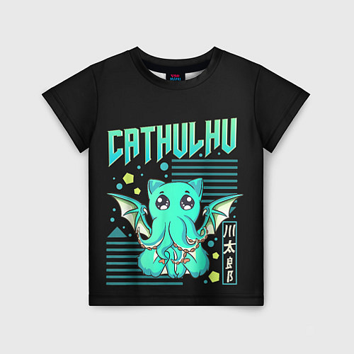 Детская футболка CatHulhu / 3D-принт – фото 1