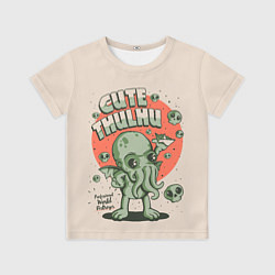 Футболка детская Милый Ктулху, цвет: 3D-принт