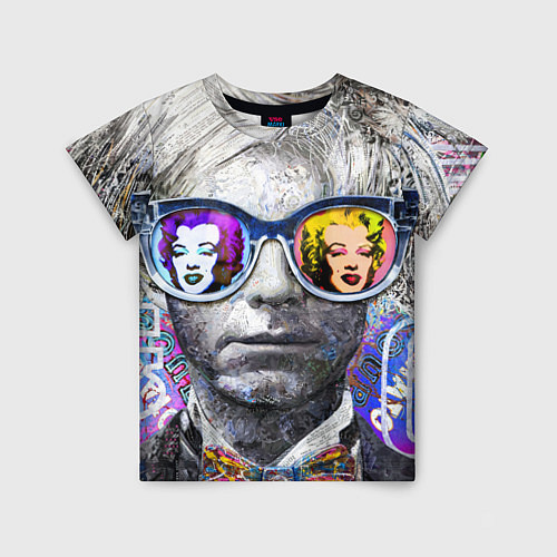 Детская футболка Andy Warhol Энди Уорхол / 3D-принт – фото 1