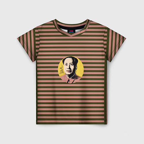 Детская футболка Мао Энди Уорхола / 3D-принт – фото 1