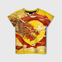 Футболка детская Китайский Дракон, China Dragon, цвет: 3D-принт