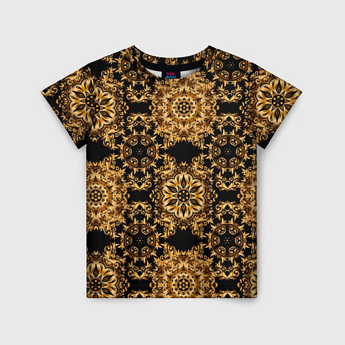 Детская футболка Versace классические узоры / 3D-принт – фото 1