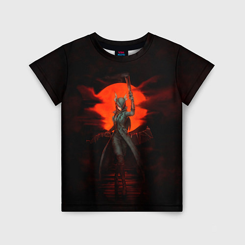 Детская футболка Blood moon / 3D-принт – фото 1