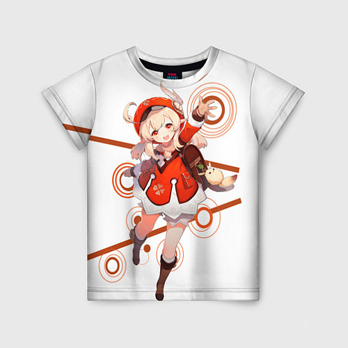 Детская футболка Кли из Genshin impact / 3D-принт – фото 1