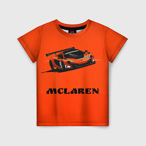 Детская футболка Mclaren / 3D-принт – фото 1