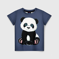 Футболка детская Милая Панда Sweet Panda, цвет: 3D-принт