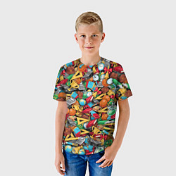 Футболка детская Снова в школу, цвет: 3D-принт — фото 2