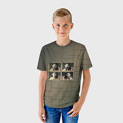 Футболка детская Амели Малина, цвет: 3D-принт — фото 2