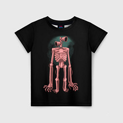 Футболка детская Сиреноголовый Скелет, цвет: 3D-принт