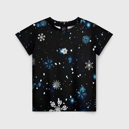 Детская футболка А снег идёт / 3D-принт – фото 1