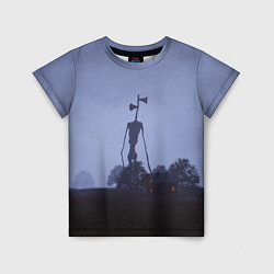 Футболка детская СИРЕНОГОЛОВЫЙ У ДОМА, цвет: 3D-принт