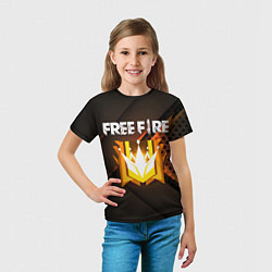 Футболка детская FREE FIRE GRAND MASTER, цвет: 3D-принт — фото 2