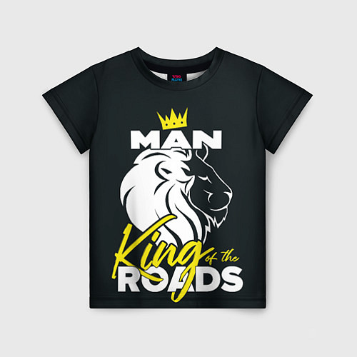 Детская футболка Man king of the roads / 3D-принт – фото 1
