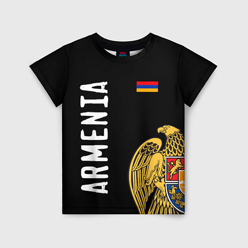 Детская футболка ARMENIA / 3D-принт – фото 1