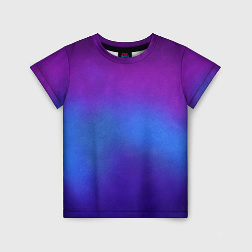 Детская футболка Leather gradient / 3D-принт – фото 1