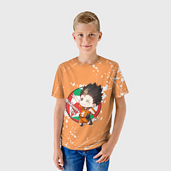 Футболка детская Nishinoya Yuo Haikyu Волейбол Z, цвет: 3D-принт — фото 2