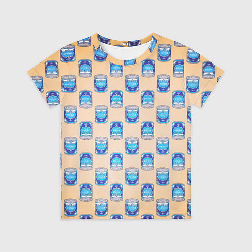 Детская футболка Сгущенка паттерн / 3D-принт – фото 1