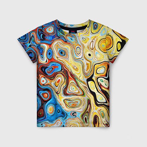 Детская футболка Психоделическое искусство / 3D-принт – фото 1