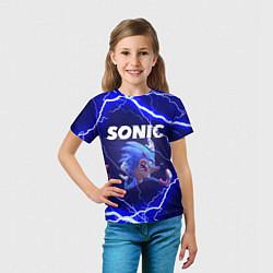 Футболка детская SONIC СОНИК Z, цвет: 3D-принт — фото 2