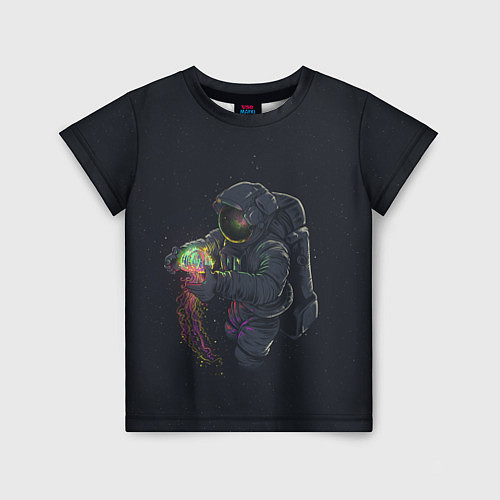 Детская футболка Космическая медуза / 3D-принт – фото 1