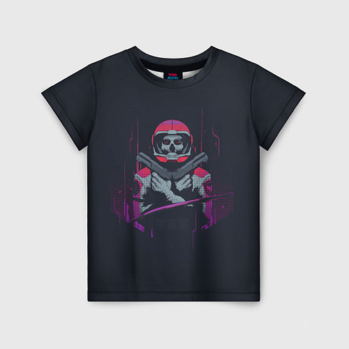 Детская футболка Космический убийца / 3D-принт – фото 1