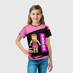 Футболка детская BARBIE ROBLOX РОБЛОКС Z, цвет: 3D-принт — фото 2