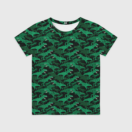 Детская футболка Динозавры / 3D-принт – фото 1