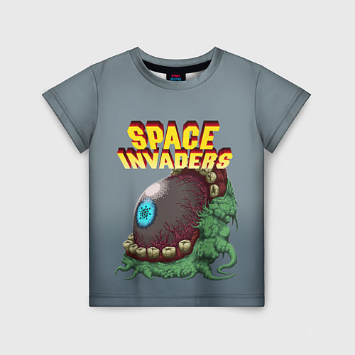 Детская футболка Boss Space Invaders Old game Z / 3D-принт – фото 1