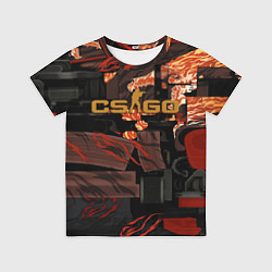 Футболка детская HOWL ВОЙ СКИН CS, цвет: 3D-принт