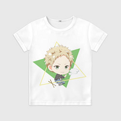 Футболка детская Кадзи Акихико с треугольниками, цвет: 3D-принт