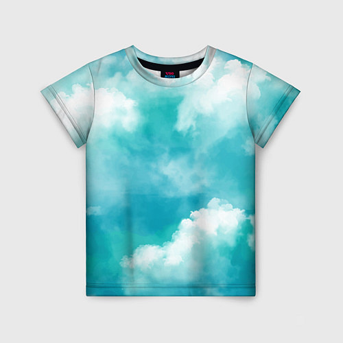 Детская футболка Голубое Небо Blue Sky Z / 3D-принт – фото 1