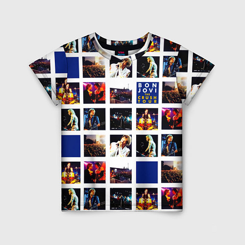 Детская футболка The Crush Tour - Bon Jovi / 3D-принт – фото 1