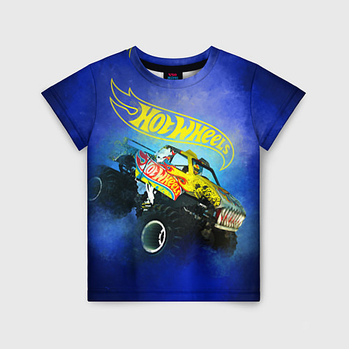 Детская футболка Hot Wheels Хот Вилс / 3D-принт – фото 1