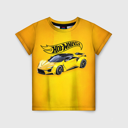 Детская футболка Hot Wheels Хот Вилс / 3D-принт – фото 1