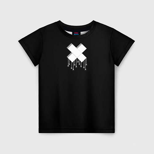 Детская футболка Крест / 3D-принт – фото 1