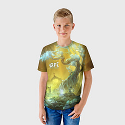 Футболка детская Ori Ori and the Will of the Wisps, цвет: 3D-принт — фото 2