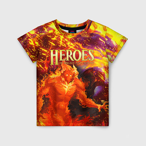 Детская футболка HoM Огненный / 3D-принт – фото 1
