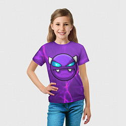 Футболка детская Geometry Dash, цвет: 3D-принт — фото 2