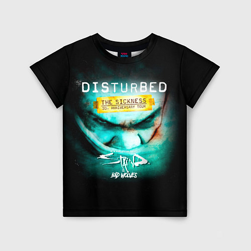 Детская футболка The Sickness - Disturbed / 3D-принт – фото 1