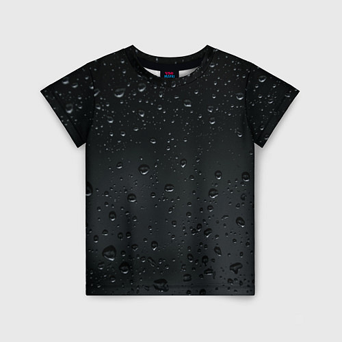 Детская футболка Ночной дождь / 3D-принт – фото 1