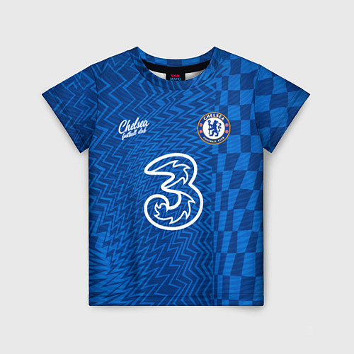 Детская футболка Лукаку Челси форма 20212022 / 3D-принт – фото 1