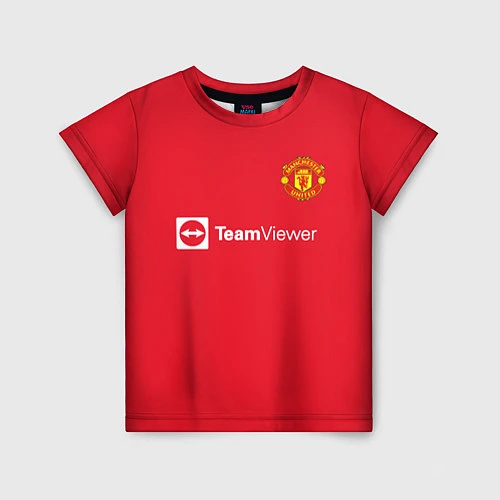 Детская футболка Джейдон Санчо форма Манчестер Юнайтед 20212022 / 3D-принт – фото 1